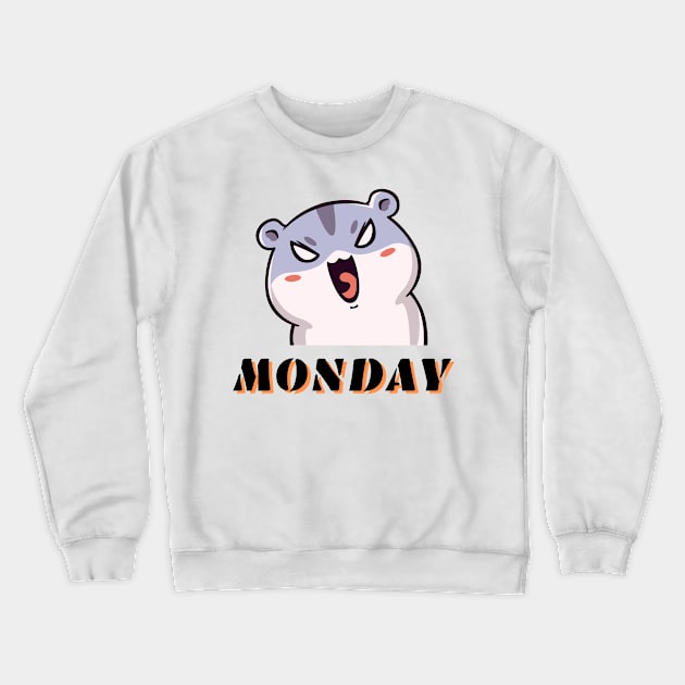 Monday mood Crewneck Sweatshirt by Amadej